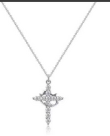 Crown Cross Necklace